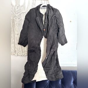 Magnolia Pearl Heavyweight Patchwork Lined Coat Gently Worn OS